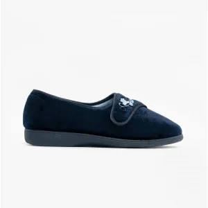 Sleepers JOLENE Womens Full Slippers Navy