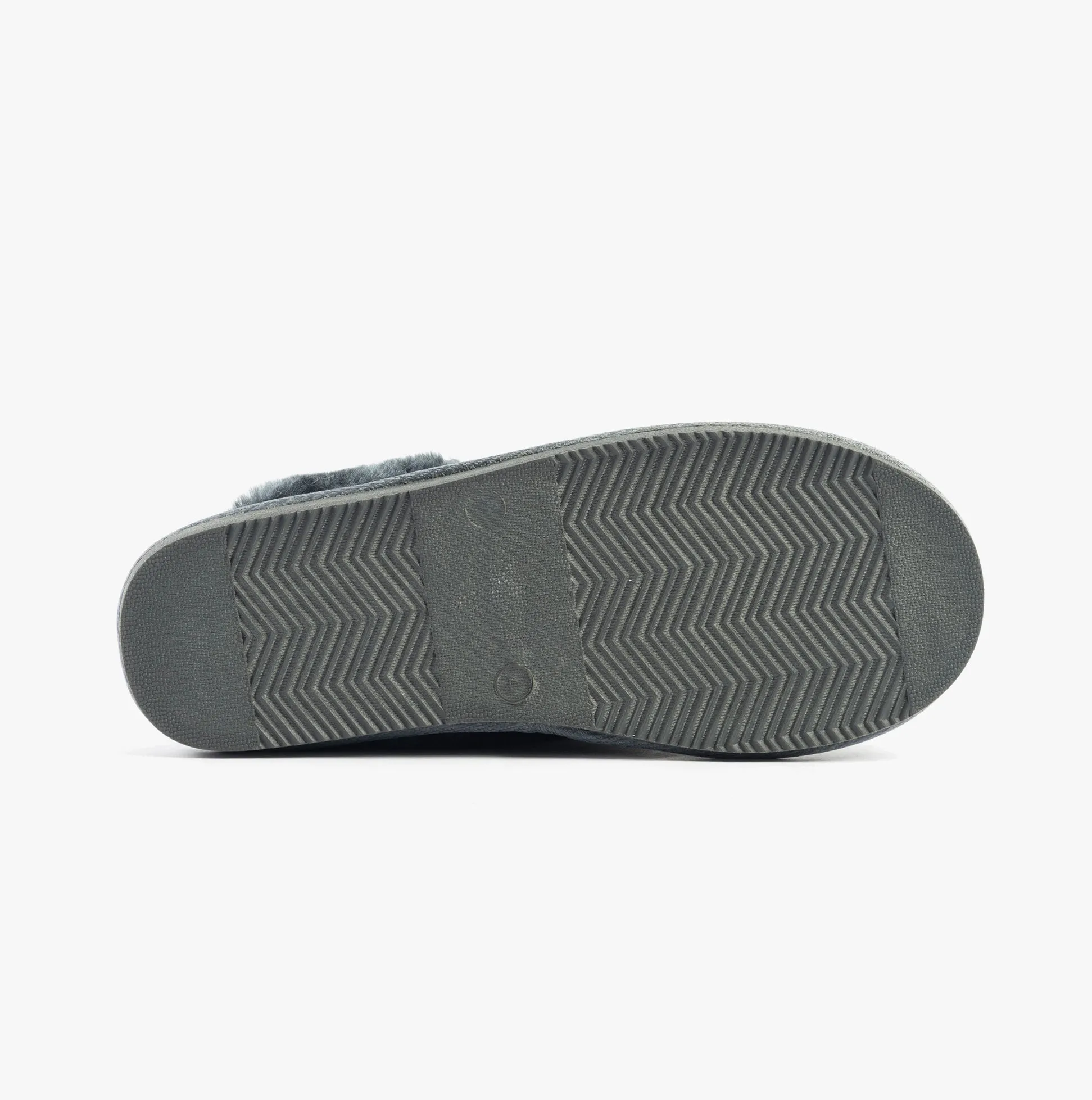 Sleepers LEYLA Womens Fur Cuff Mules Black/Grey Check