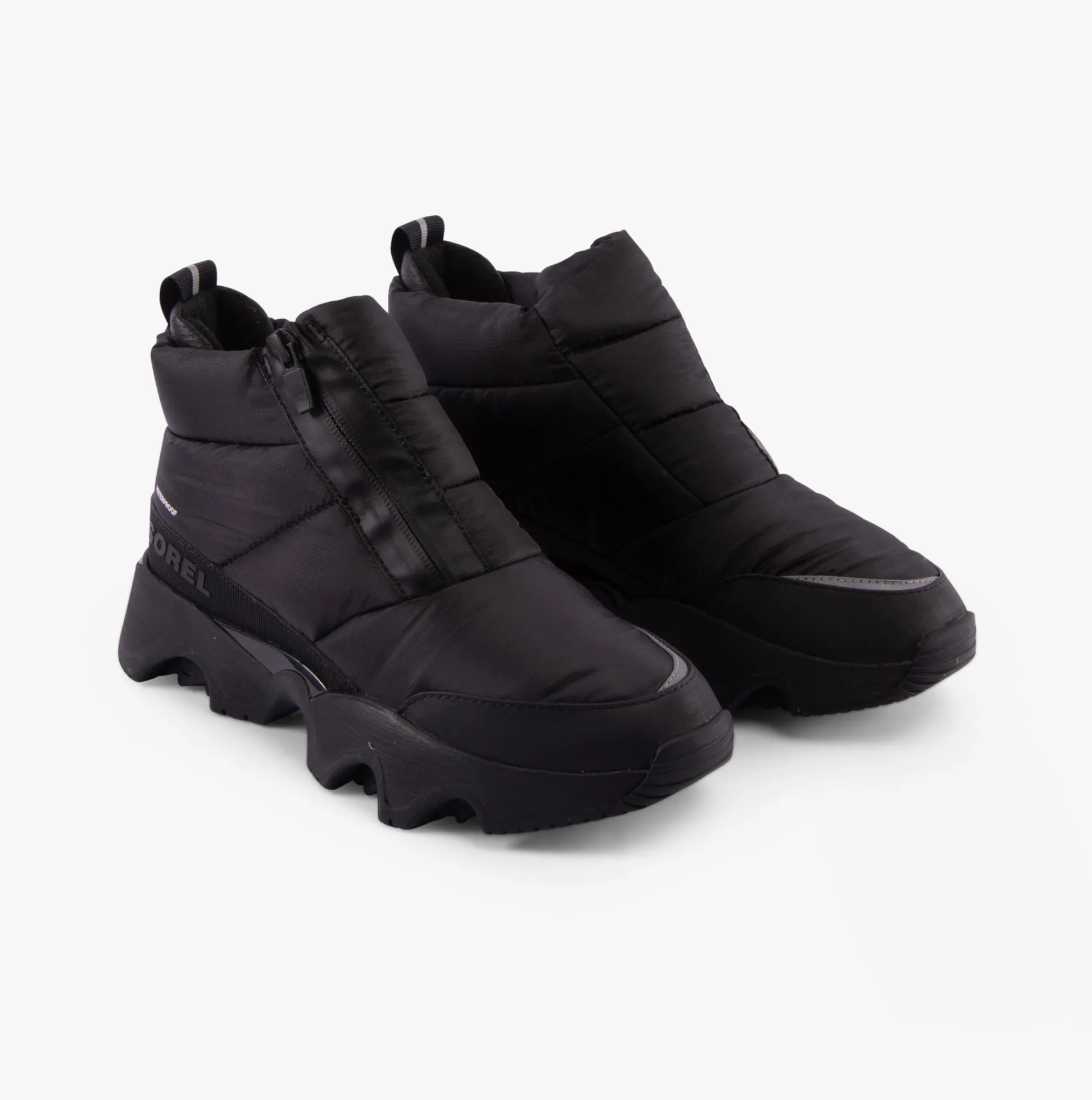 Sorel KINETIC IMPACT PUFFY ZIP Womens Winter Boots Black