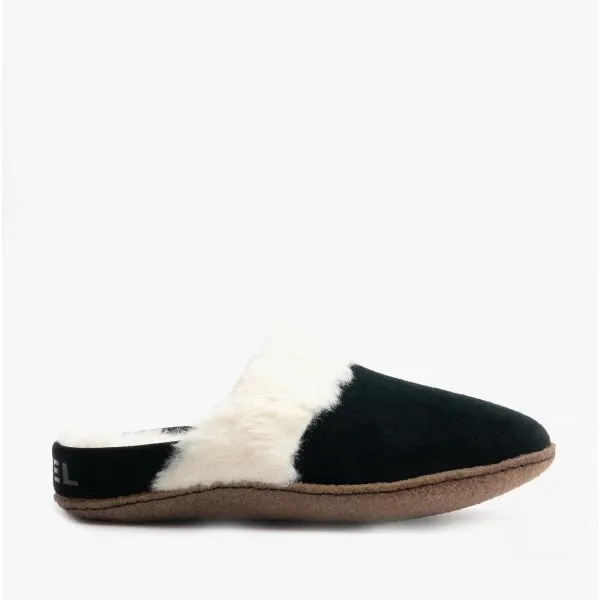 Sorel NAKISKA SLIDE II Womens Mule Slippers Black/Natural