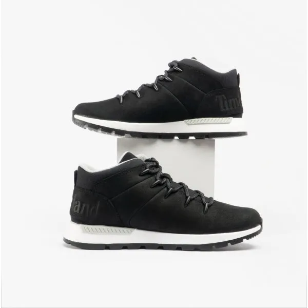 Timberland SPRINT TREKKER MID Womens Leather Boots Black Nubuck
