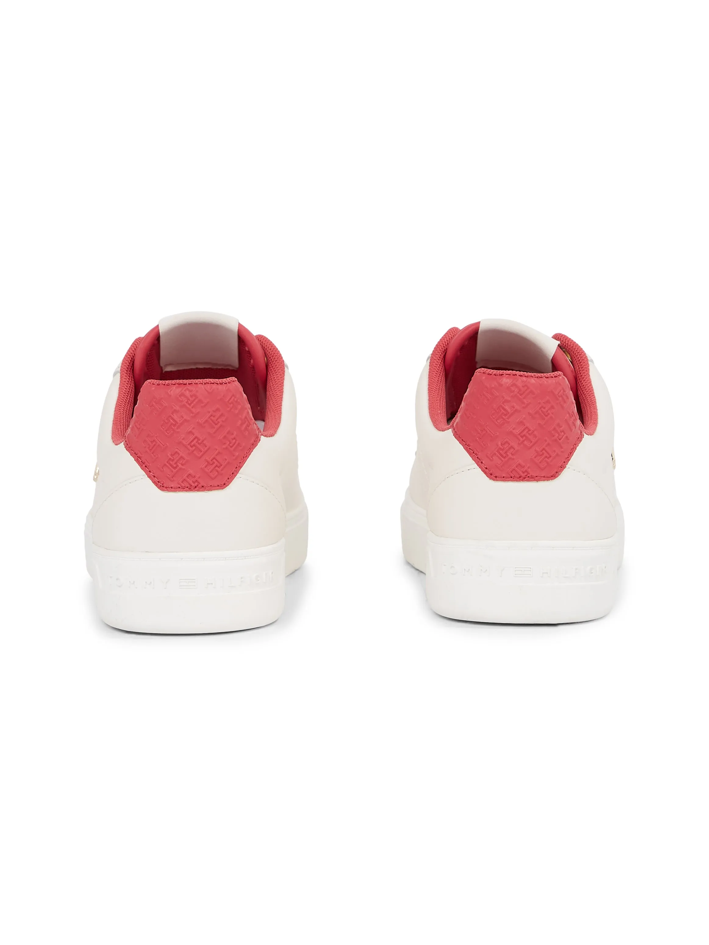 Tommy Hilfiger ELEVATED ESSENTIAL Womens Trainers Ancient White/Heritage Pink