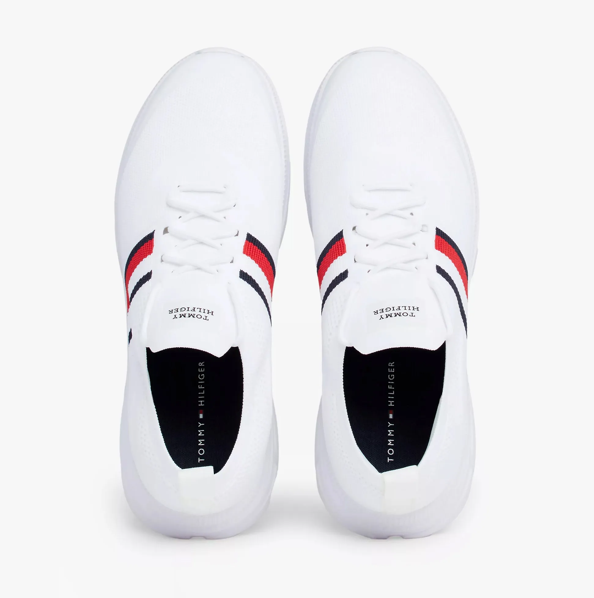 Tommy Hilfiger MODERN RUNNER KNIT S Mens Trainers White