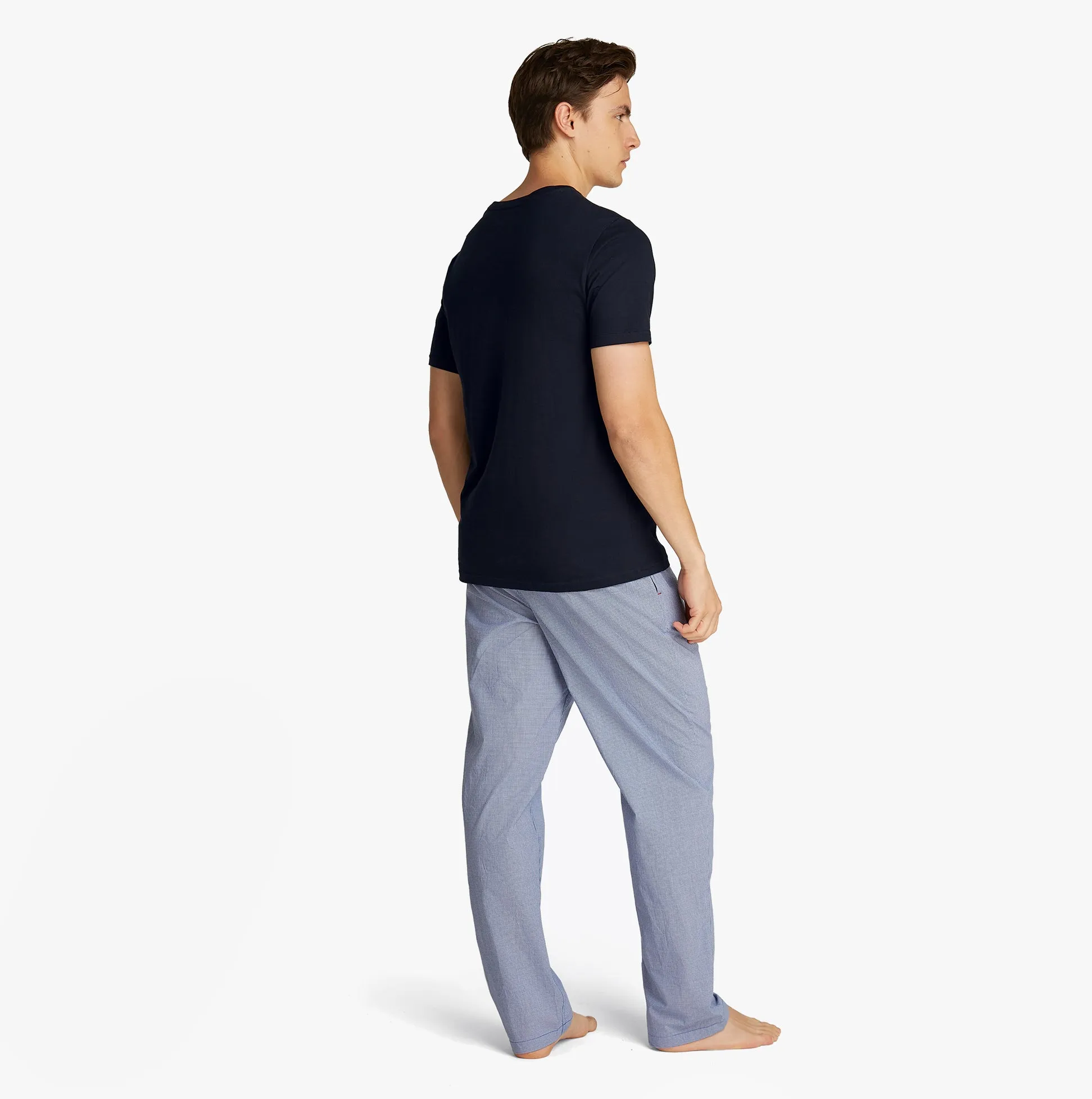 Tommy Hilfiger PURE COTTON 3 Pack Mens T-Shirts Desert Sky