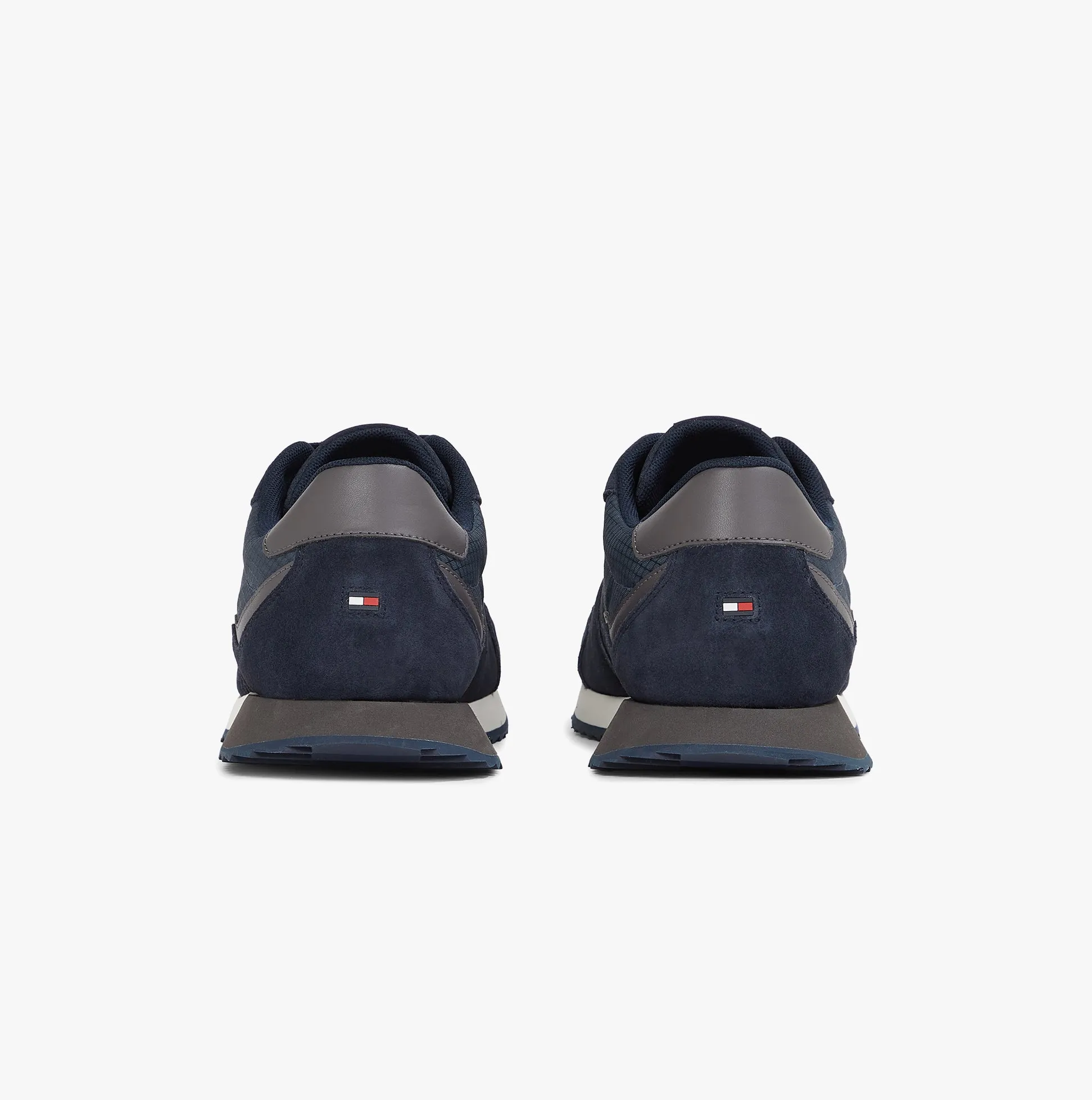 Tommy Hilfiger SIGNATURE TAPE MIXED RUNNER Mens Trainers Desert Sky