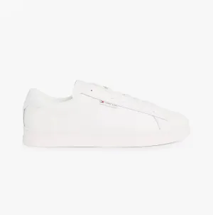 Tommy Hilfiger TJM LEATHER LOW CUPS Mens Trainers Ecru