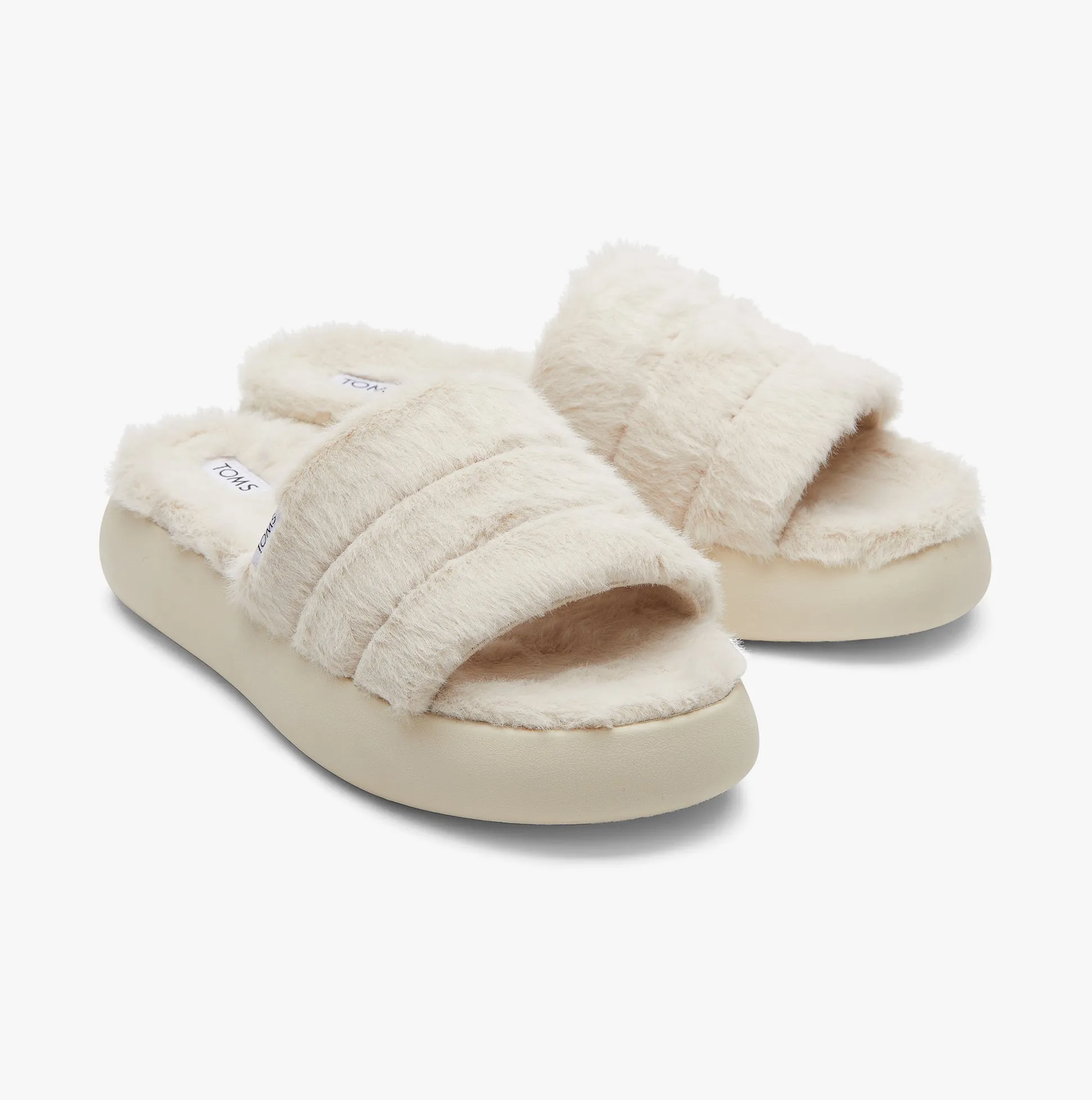 TOMS ALPARGATA MALLOW SLIDE Womens Sandals Beige