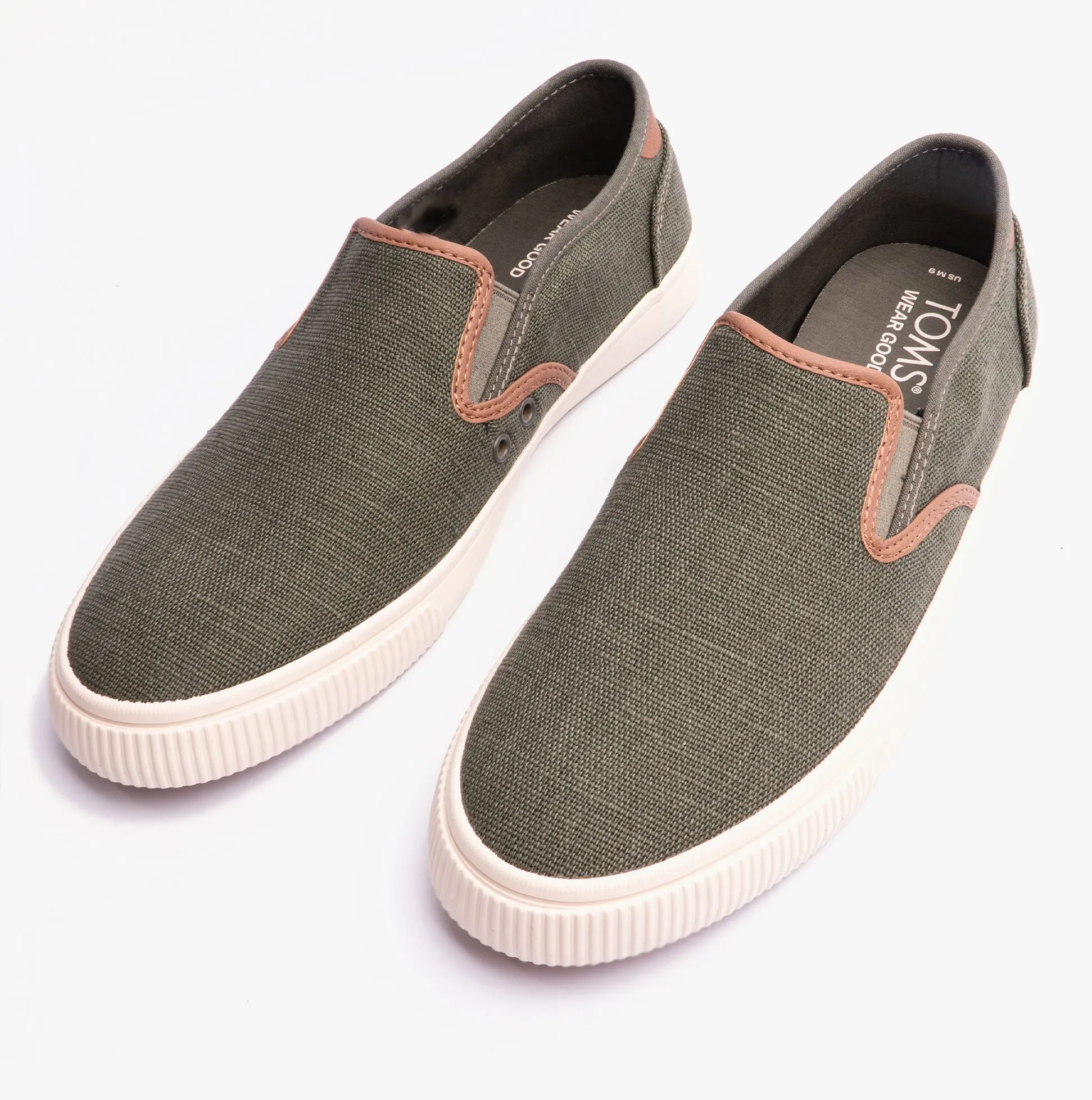 TOMS BAJA Mens Trainers Dark Sage