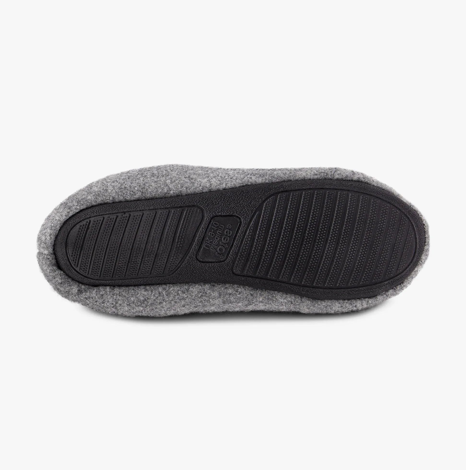 Totes Isotoner NOVELTY Mens Mule Slippers Grey