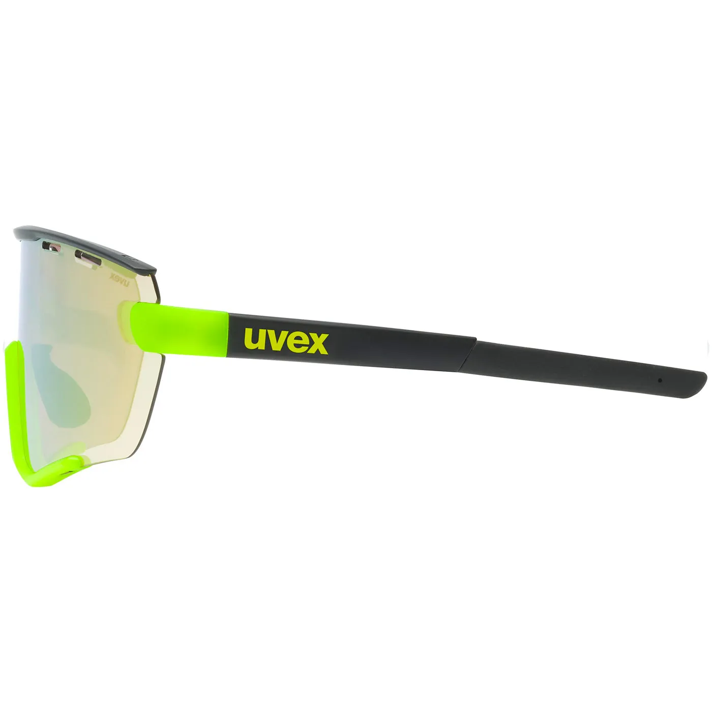 Uvex Sportstyle 236 set glasses - Black Yellow mirror yellow
