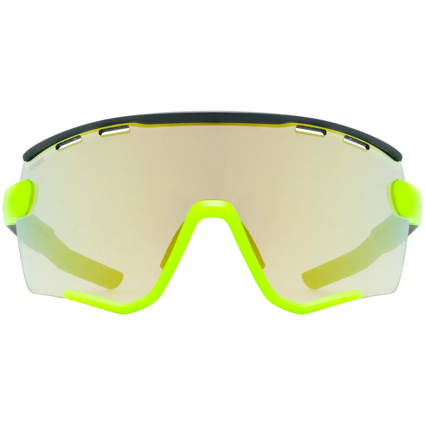 Uvex Sportstyle 236 set glasses - Black Yellow mirror yellow