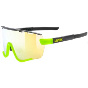 Uvex Sportstyle 236 set glasses - Black Yellow mirror yellow