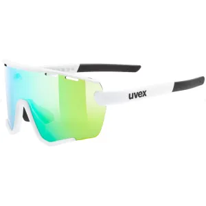 Uvex Sportstyle 236 Set Glasses - Matte White Mirror Green 