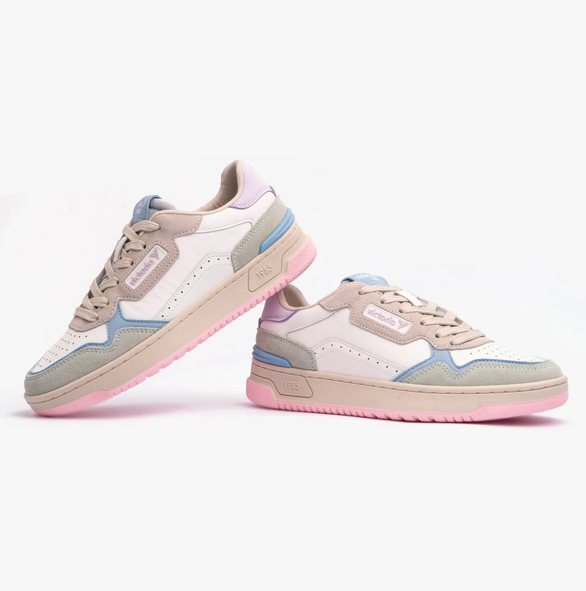Victoria C80 - CASUAL PATCH COLORS Womens Trainers Lila