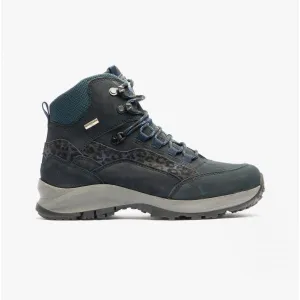 Waldlaufer H-EMMA 949977 Womens Leather Boots Navy